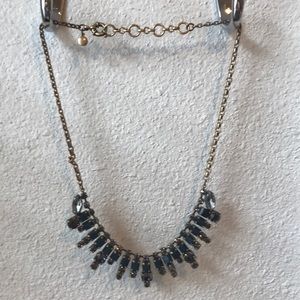 J. Crew blue and smoke stone necklace